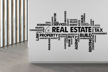 Load image into Gallery viewer, Real Estate Wall Decor Office Wall Decal Relator Business Worker Real Estate Office Decoration Motivation Stickers Mural Unique Gift 335RS