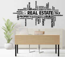 Load image into Gallery viewer, Real Estate Wall Decor Office Wall Decal Relator Business Worker Real Estate Office Decoration Motivation Stickers Mural Unique Gift 335RS