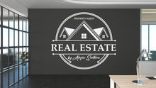 Load image into Gallery viewer, Real Estate Wall Decor Office Wall Decal Realtor Business Worker Real Estate Office Decoration Motivation Stickers Mural Unique Gift 336RS