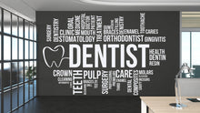 Load image into Gallery viewer, Dental Care Wall Decal Teeth Wall Decal Teeth Wall Sticker Dental Wall Decal Dental Wall Art Window Wall Sticker Dentist Office Decor 344RS