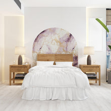 Load image into Gallery viewer, Marble Wall Decal, Bed Arch Sticker, Hedboard Wall Decal, Arch Wall Decal, Marble Wall Decal Sticker, Wall Decal, Super King Bed Arch 346RS