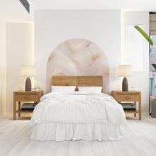 Load image into Gallery viewer, Marble Wall Decal, Bed Arch Sticker, Hedboard Wall Decal, Arch Wall Decal, Marble Wall Decal Sticker, Wall Decal, Super King Bed Arch 350RS
