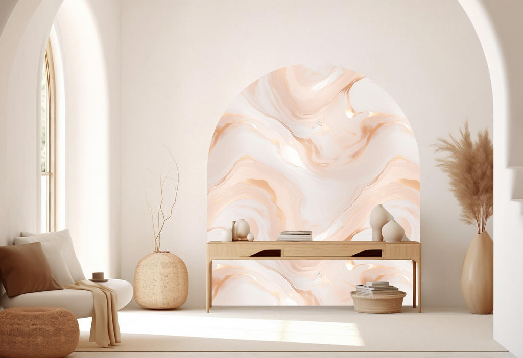 Marble Wall Decal, Bed Arch Sticker, Hedboard Wall Decal, Arch Wall Decal, Marble Wall Decal Sticker, Wall Decal, Super King Bed Arch 350RS