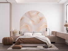 Load image into Gallery viewer, Marble Wall Decal, Bed Arch Sticker, Hedboard Wall Decal, Arch Wall Decal, Marble Wall Decal Sticker, Wall Decal, Super King Bed Arch 350RS