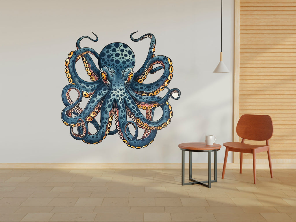 Octopus Wall Decor, Octopus Wall Decals, Tentacles Wall Art, Stickers Bedroom Octopus Car Wall Vinyl Tentacles Nursery Wall Decals Art 332RS