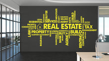 Load image into Gallery viewer, Real Estate Wall Decor Office Wall Decal Relator Business Worker Real Estate Office Decoration Motivation Stickers Mural Unique Gift 335RS