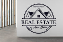Load image into Gallery viewer, Real Estate Wall Decor Office Wall Decal Realtor Business Worker Real Estate Office Decoration Motivation Stickers Mural Unique Gift 336RS
