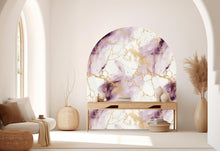 Load image into Gallery viewer, Marble Wall Decal, Bed Arch Sticker, Hedboard Wall Decal, Arch Wall Decal, Marble Wall Decal Sticker, Wall Decal, Super King Bed Arch 346RS