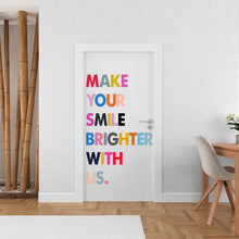 Load image into Gallery viewer, Dental wall decor Smile Dental Stickers Dental Clinic Wall Decal Door Wall Sticker Dental Clinic Wall Décor Tooth wall decal Art 360RS
