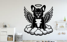 Load image into Gallery viewer, French Bulldog Memorial Dog wall decal Angel Wings decor Dog Lover Dog wall art Decal Dog Lover Animals Dog Wall Bathroom Stickers 077DE