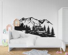 Load image into Gallery viewer, Truck Wall Decal Forest Wall Sticker Mountain Art Truck Wall Vinyl Wall Decal Truck Room Gifts Vinyl Wall Art Stickers 396RS