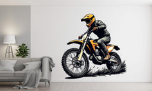 Load image into Gallery viewer, Motocross Wall Decor, Motocross Wall Decals, Ride Wall Art, Stickers Bedroom Motocross Wall Vinyl Nursery Wall Decals Art 403RS