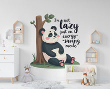 Load image into Gallery viewer, Panda Wall Decal, Panda Head Wall Art, Panda Room Wall Decor Panda Room Wall Sticker Panda Wall Decor Animals Stickers Panda Lover 409RS