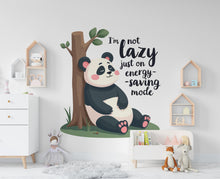 Load image into Gallery viewer, Panda Wall Decal, Panda Head Wall Art, Panda Room Wall Decor Panda Room Wall Sticker Panda Wall Decor Animals Stickers Panda Lover 409RS