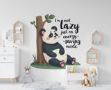 Panda Wall Decal, Panda Head Wall Art, Panda Room Wall Decor Panda Room Wall Sticker Panda Wall Decor Animals Stickers Panda Lover 409RS