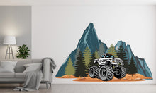 Load image into Gallery viewer, Monster Truck Wall Decal Truck Wall Sticker Car Art Truck Wall Vinyl Wall Decal Truck Lover Room Gifts Vinyl Wall Art Stickers 420RS