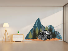 Load image into Gallery viewer, Monster Truck Wall Decal Truck Wall Sticker Car Art Truck Wall Vinyl Wall Decal Truck Lover Room Gifts Vinyl Wall Art Stickers 420RS