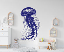 Load image into Gallery viewer, Jellyfish Wall Decal, Jellyfish Wall Art Modern Wall Stickers, Jellyfish Bathroom Decor, Jellyfish Room Wall Art Jellyfish Home Decor 391RS