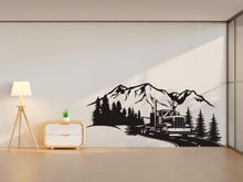 Load image into Gallery viewer, Truck Wall Decal Forest Wall Sticker Mountain Art Truck Wall Vinyl Wall Decal Truck Room Gifts Vinyl Wall Art Stickers 396RS