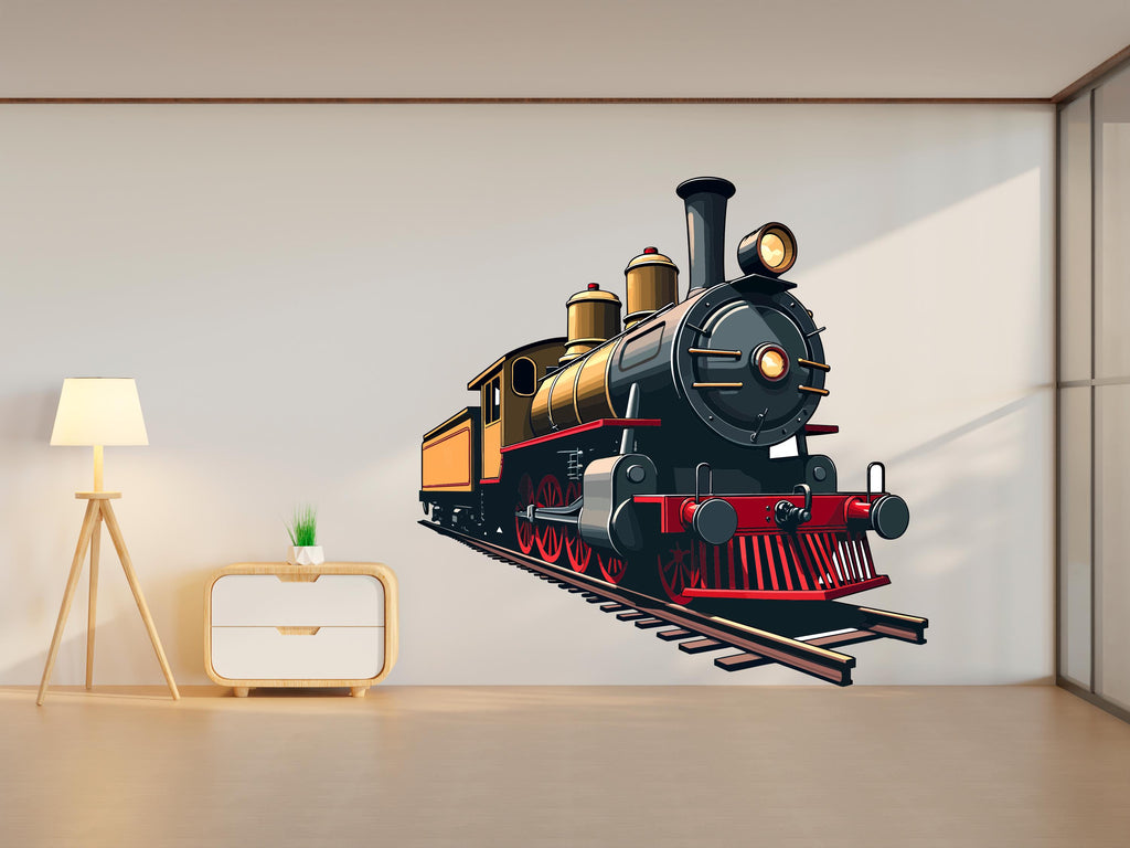 Train Wall Decal Train Wall Sticker Train Art Train Wall Vinyl Wall Decal Train Room Gifts Vinyl Wall Art Stickers 400RS