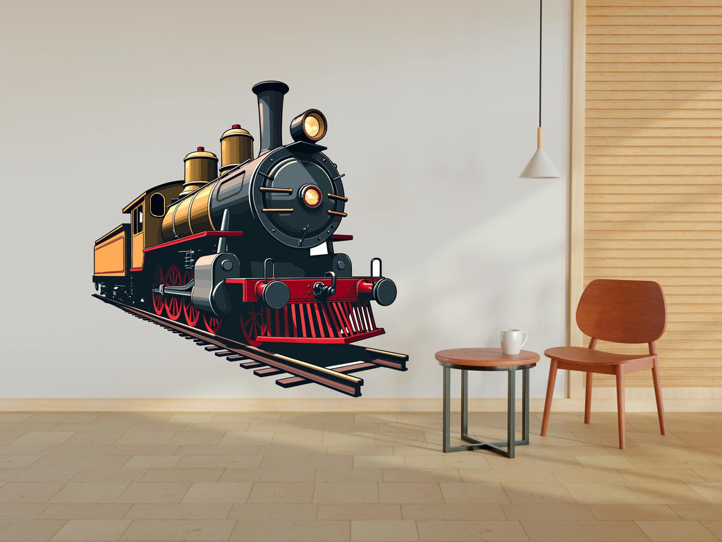 Train Wall Decal Train Wall Sticker Train Art Train Wall Vinyl Wall Decal Train Room Gifts Vinyl Wall Art Stickers 400RS