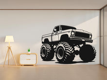 Load image into Gallery viewer, Monster Truck Wall decal, Nursery wall decal, Monster Truck Car Sticker, Monster Car sticker, Truck Decal, 3D Car Decal, Car Decal 416RS