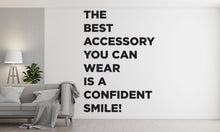 Load image into Gallery viewer, Dental wall decor Smile Dental Stickers Dental Clinic Wall Decal Door Wall Sticker Dental Clinic Wall Décor Tooth wall decal Art 432RS