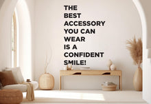 Load image into Gallery viewer, Dental wall decor Smile Dental Stickers Dental Clinic Wall Decal Door Wall Sticker Dental Clinic Wall Décor Tooth wall decal Art 432RS
