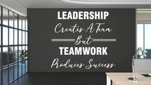 Load image into Gallery viewer, Leadership Wall Decor Office Wall Decal Idea Teamwork Business Worker Inspire Office Decoration Motivation Stickers Mural Unique Gift 437RS