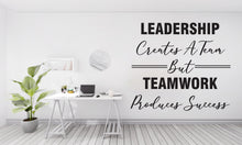 Load image into Gallery viewer, Leadership Wall Decor Office Wall Decal Idea Teamwork Business Worker Inspire Office Decoration Motivation Stickers Mural Unique Gift 437RS