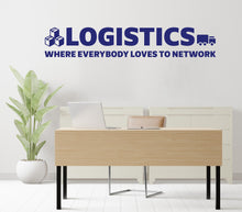 Load image into Gallery viewer, Logistics wall decal Department Management Transport Inventory Packaging Distribution,Wall decal, Wall stickers, Wall decor, Wall Art 425RS