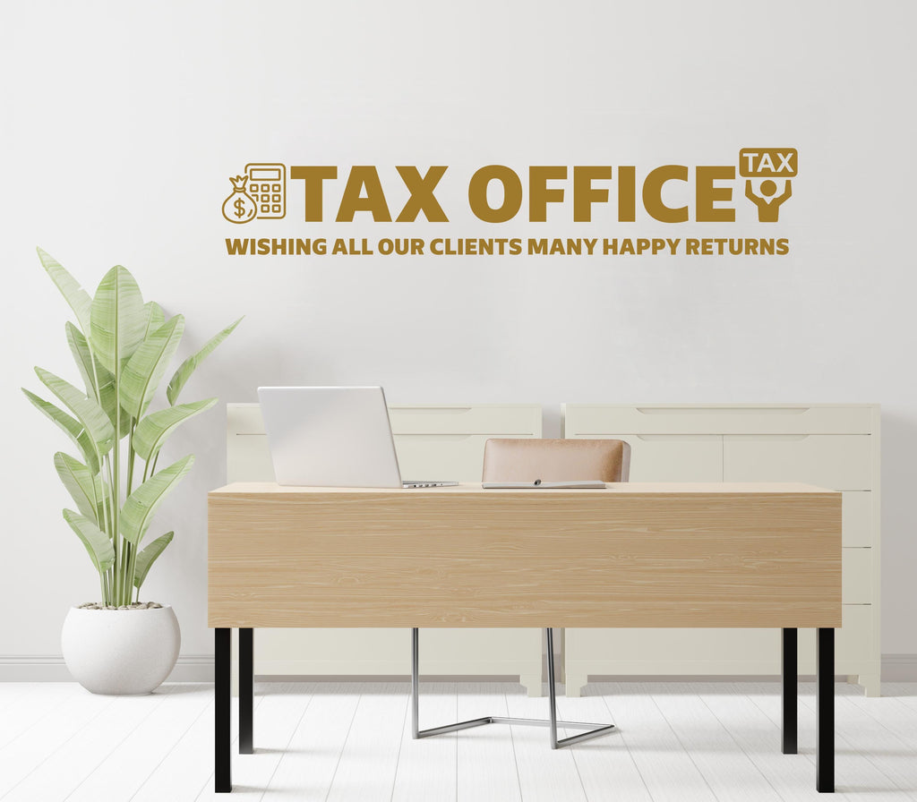 Tax Wall Decor Office Wall Decal Idea Teamwork Business Worker Inspire Office Decoration Motivation Stickers Mural Unique Gift 426RS