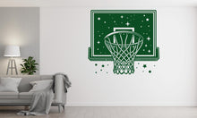 Load image into Gallery viewer, Basketball Hoop wall decal Hoop wall art Sport Wall Decal Kids Decal Basketball Gifts wall Vinyl Wall Sticker Boy Room 446RS
