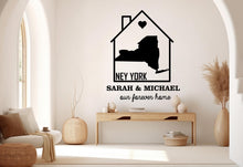 Load image into Gallery viewer, New York City Map  Wall Decal Sticker Couple Wall Decal Vinyl Sticker Home Decor Headboard Decal Living Room Office 451RS