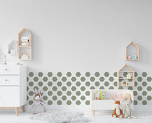 Load image into Gallery viewer, Hexagon Wall Decal Set, Design your Own Geometric Oasis with Seamless Hexagons, Geometric Kids room Wall Art, Nursery wall decal 402LU