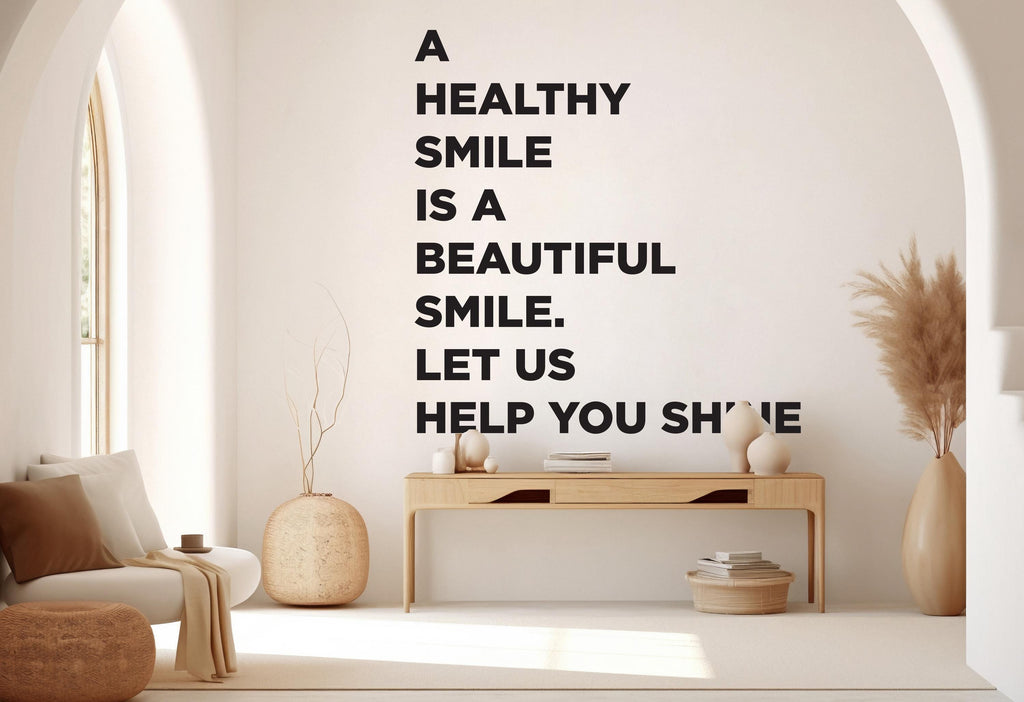 Dental wall decor Smile Dental Stickers Dental Clinic Wall Decal Door Wall Sticker Dental Clinic Wall Décor Tooth wall decal Art 430RS