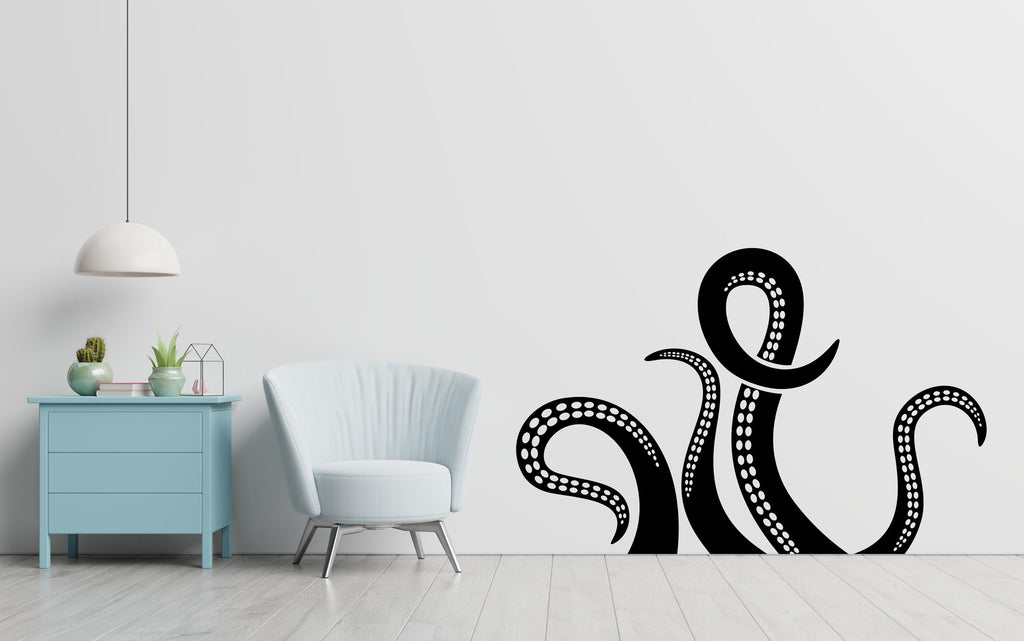 Octopus Wall Decor, Octopus Wall Decals, Tentacles Wall Art, Stickers Bedroom Octopus Car Wall Vinyl Tentacles Nursery Wall Decals Art 411LU