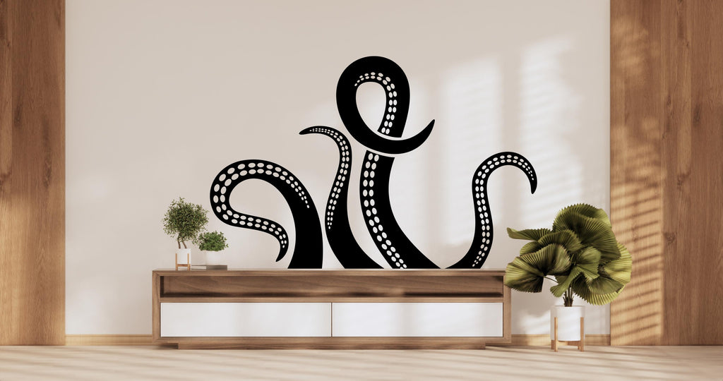 Octopus Wall Decor, Octopus Wall Decals, Tentacles Wall Art, Stickers Bedroom Octopus Car Wall Vinyl Tentacles Nursery Wall Decals Art 411LU