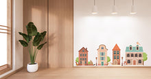 Load image into Gallery viewer, House wall decals, Animals wall decal, Houses Wall Art Decal, Nursery wall decal, Kids room Decor, Nursery wall stickers, Playroom 413LU