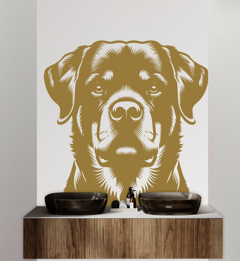 Rottweiler Dog wall decal Dog decor Dog kids Dog wall art Decal Dog Lover Animals Dog Wall Bathroom Wall Decals Stickers Vinyl 081DE