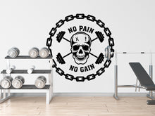 Load image into Gallery viewer, Fitness Gym Wall Decal Power fitness Squat Decor Workout Art Vinyl Gym Wall Stickers Bedroom Gym Workout Dog Motivation Cross-fit 088DE