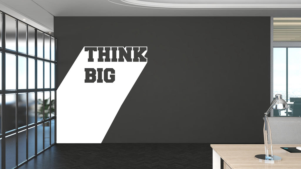 Think Big wall decal Office Wall Decal Sticker for Office, Office Wall Decal Idea Teamwork, Office Wall Decor 460RS