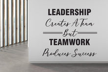 Load image into Gallery viewer, Leadership Wall Decor Office Wall Decal Idea Teamwork Business Worker Inspire Office Decoration Motivation Stickers Mural Unique Gift 437RS