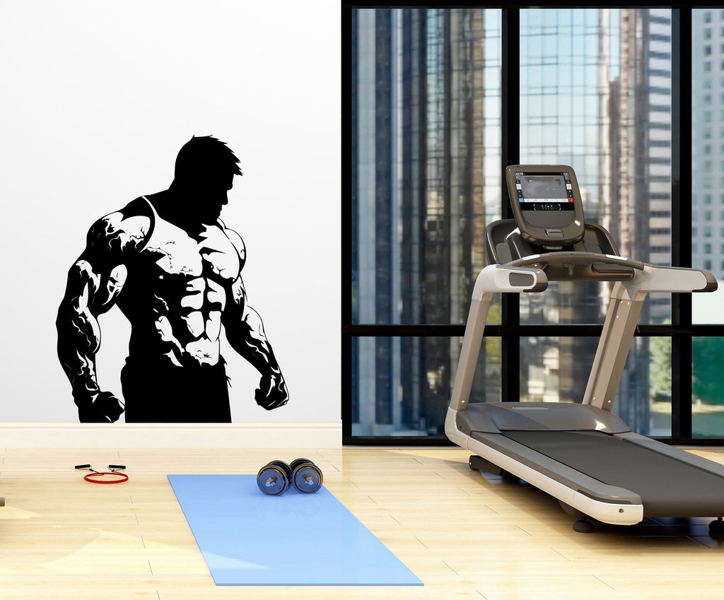 Gym Wall Decor Monster Body Fitness Wall Art Gym Wall Decals Gorilla Wall Decal Crossfit Gifts Home Gym Wall Sticker Gym 418LU