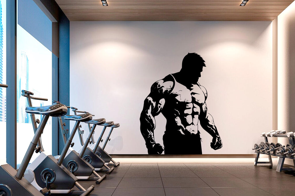 Gym Wall Decor Monster Body Fitness Wall Art Gym Wall Decals Gorilla Wall Decal Crossfit Gifts Home Gym Wall Sticker Gym 418LU