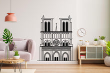 Load image into Gallery viewer, Cathedral Wall Decal, Religious Wall Sign, Christian Wall Decal, Church Sanctuary Wall Art, Church Wall Decor, Religious Wall Art 421LU
