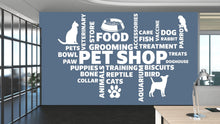 Load image into Gallery viewer, Pet shop Wall Decor Animals Wall Decal Dog Cat Business Worker Pet Shop Office Decoration Animals Stickers Mural Unique Gift 477RS