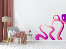 Load image into Gallery viewer, Octopus Wall Decor, Octopus Wall Decals, Tentacles Wall Art, Stickers Bedroom Octopus Car Wall Vinyl Tentacles Nursery Wall Decals Art 409LU