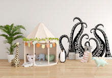 Load image into Gallery viewer, Octopus Wall Decor, Octopus Wall Decals, Tentacles Wall Art, Stickers Bedroom Octopus Car Wall Vinyl Tentacles Nursery Wall Decals Art 410LU