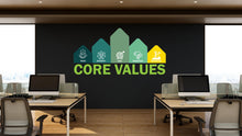 Load image into Gallery viewer, Core Value Wall Decal, Business Office Wall Decal, Marketing Office Wall Decor, Success Office Decals, Office Wall Art, Office Art 456RS